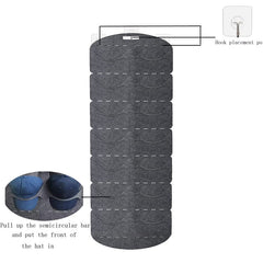 14-Grid Felt Baseball Hat Storage Organiser Bag