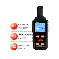 3 in 1 EMF Meter Electromagnetic Radiation Detector