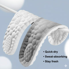 4D Memory Foam Comfort Insoles Arch Support Shock Absorbing Shoe Inserts for Men Women