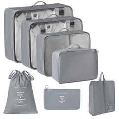 7pcs Polyester Travel Organizer Bags