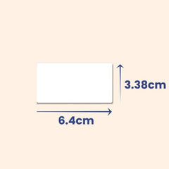 A4 Labels Sticker 100 Sheets Printable White Self-Adhesive Full Sheet Label