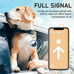 Waterproof Case Holder for AirTag with Keychain Keyring