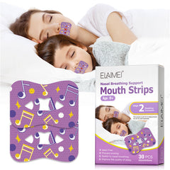 30/90x Mouth Correction Sticker Night Tape Lip Nose Breathing Patches Strip