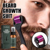 West&Month Beard Growth Spray 30ml with Beard Roller Beard Care Kit