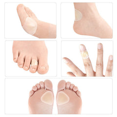 10 Pcs Foot Gel Blister Protection Waterproof Adhesive Bandages Heel Blister Prevention