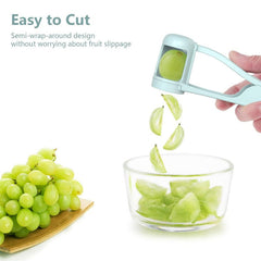 Stainless Steel Blade Grape Cherry Tomato Strawberry Cutter Slicer Tools