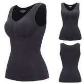 Shapewear Camisole Tops for Women Built in Bra Body Shaper Tummy Control