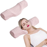 Cervical Memory Foam Neck Support Roll Pillow for Stiff Neck Pain Relief