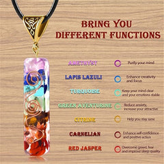 Chakra Energy Healing Pendant Necklace