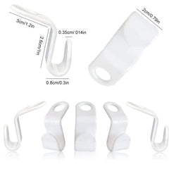 Clothes Hanger Connector Hooks Hanger Extender Clips