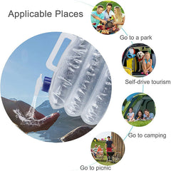 Multifunctional Folding Drinking Storage Jug Collapsible Water Container with Spigot