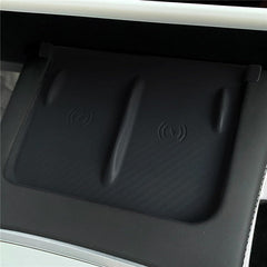 Center Console Wireless Charger Anti-Slip Silicone Mat for 2023 2022 2021 Tesla Model 3 Model Y