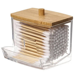 Cotton Swab Pads Holder Dispenser Storage Organizer