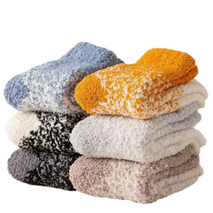 Cozy Coral Fleece Crew Socks for Men & Women