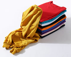 Unisex Oversized Lightweight Crewneck Sweatshirts Long Sleeve Loose Fit Soft Pullover Top