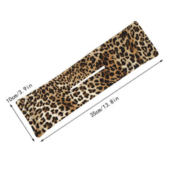 DIY Leopard Printed Deft Hair Bun Maker Headband Hair Styling Tools