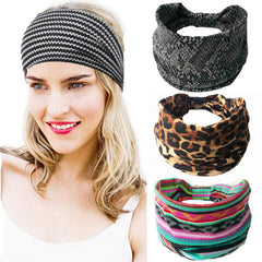 Extra Wide Hair Band Running Head Band Workout Knot Headwrap