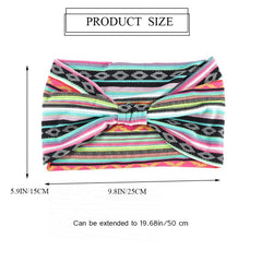 Extra Wide Hair Band Running Head Band Workout Knot Headwrap