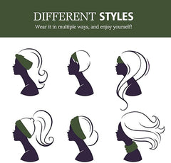 Extra Wide Hair Band Running Head Band Workout Knot Headwrap