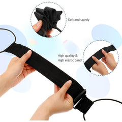 2PCS Elastic Ring Rope Fastening Belt Binding Strap