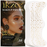 10 pcs Glitter Freckles Face Tattoo Makeup Patch Faux Freckles Waterproof Temporary Tattoos 