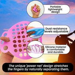 2pcs Finger Strengthening Exercise Equipment Unisex Finger Stretcher Bands Hand