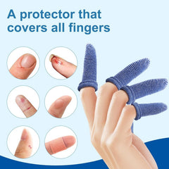 10PCS Elastic Finger Gloves Bandages Thumb Covers 