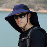 Wide Brim Hat Sun Protection Fishing Caps with Large Neck Flap