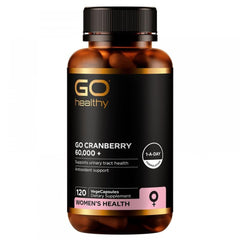 GO Healthy Go Cranberry 60,000+ 120 Vega Capsules