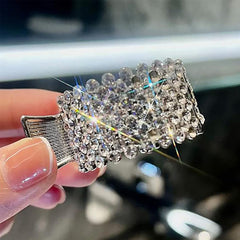 Rhinestone Hair Claw Anti-Sagging Fixed Artifact High Ponytail Fixed Hair Clip Hairpin