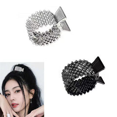 Rhinestone Hair Claw Anti-Sagging Fixed Artifact High Ponytail Fixed Hair Clip Hairpin