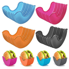 2 PCs Retractable Reusable Hamburger Sandwich Burger Holders