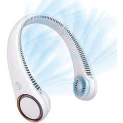 Portable Cooling Bladeless Fan 3 Speeds Adjustment 78 Air Outlet USB Powered Neck Fan