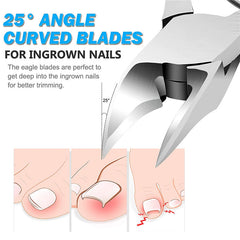 Heavy-Duty Toe Nail Clippers Set