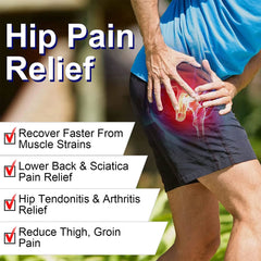 Hip Brace Compression Groin Support Wrap for Sciatica Pain Relief Thigh Recovery