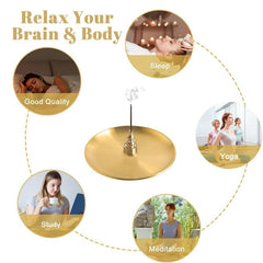 5 in 1 Brass Incense Burner Holder Sticks Coil Incense Incense Cones