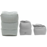 Inflatable Travel Foot Rest Air Pillow Cushion Office Home Leg Footrest Relax