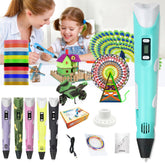 3D Printing Pen Set ABS PLA Filament Christmas DIY Gift Toys