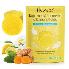 Kojic Acid Turmeric Brightening & Gentle Exfoliating Cleansing Face Pads