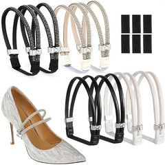 Detachable Elastic Shoe Laces Straps With Antislip Stickers