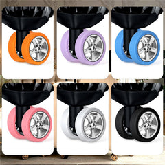8Pcs Luggage Suitcase Wheels Protective Cover