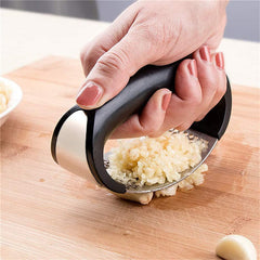 Household Manual Garlic Press Stainless Steel Ginger Kitchen Tool