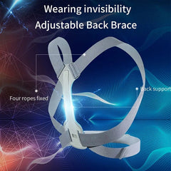 Men Women Posture Corrector Clavicle Back Support Shoulder Brace Pain Relief