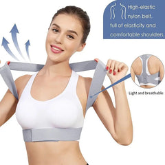 Men Women Posture Corrector Clavicle Back Support Shoulder Brace Pain Relief