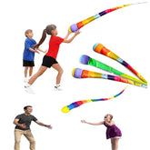 2Pcs Meteor Planet Sandbag Sensory Training Hand Throwing Ribbon Rainbow Ball