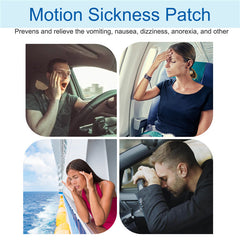 40pcs Motion Sickness Patches Anti Nausea Travel Car Sea Air Sickness Relief