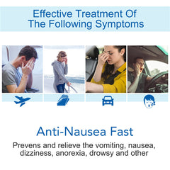 40pcs Motion Sickness Patches Anti Nausea Travel Car Sea Air Sickness Relief
