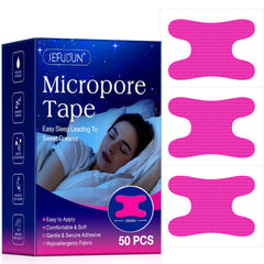 Mouth Tape for Night Use, Soft Fabric Lip Strips with Gentle Adhesive Hold