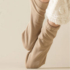 Fleece Insulated Night Sleep Socks for Ladies Winter Autumn Furry Slipper Socks
