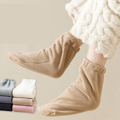 Fleece Insulated Night Sleep Socks for Ladies Winter Autumn Furry Slipper Socks